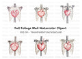 Anatomical Heart and Ribcage Clipart Bundle