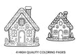Gingerbread House Coloring Books