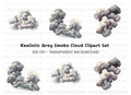 Smoke Cloud Clipart Bundle