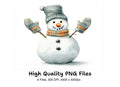 Cute Snowman Clipart Bundle