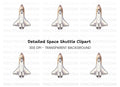 NASA Space Shuttle Clipart Bundle