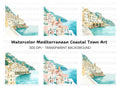 Amalfi Coast Clipart Bundle