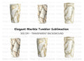 Golden Vein Marble Tumbler Clipart Bundle