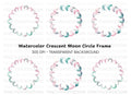 Moon Phase Wreath Clipart Bundle