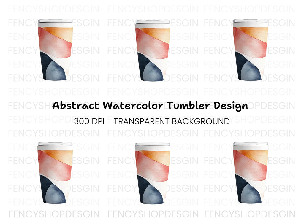 Abstract Tumbler Clipart Bundle