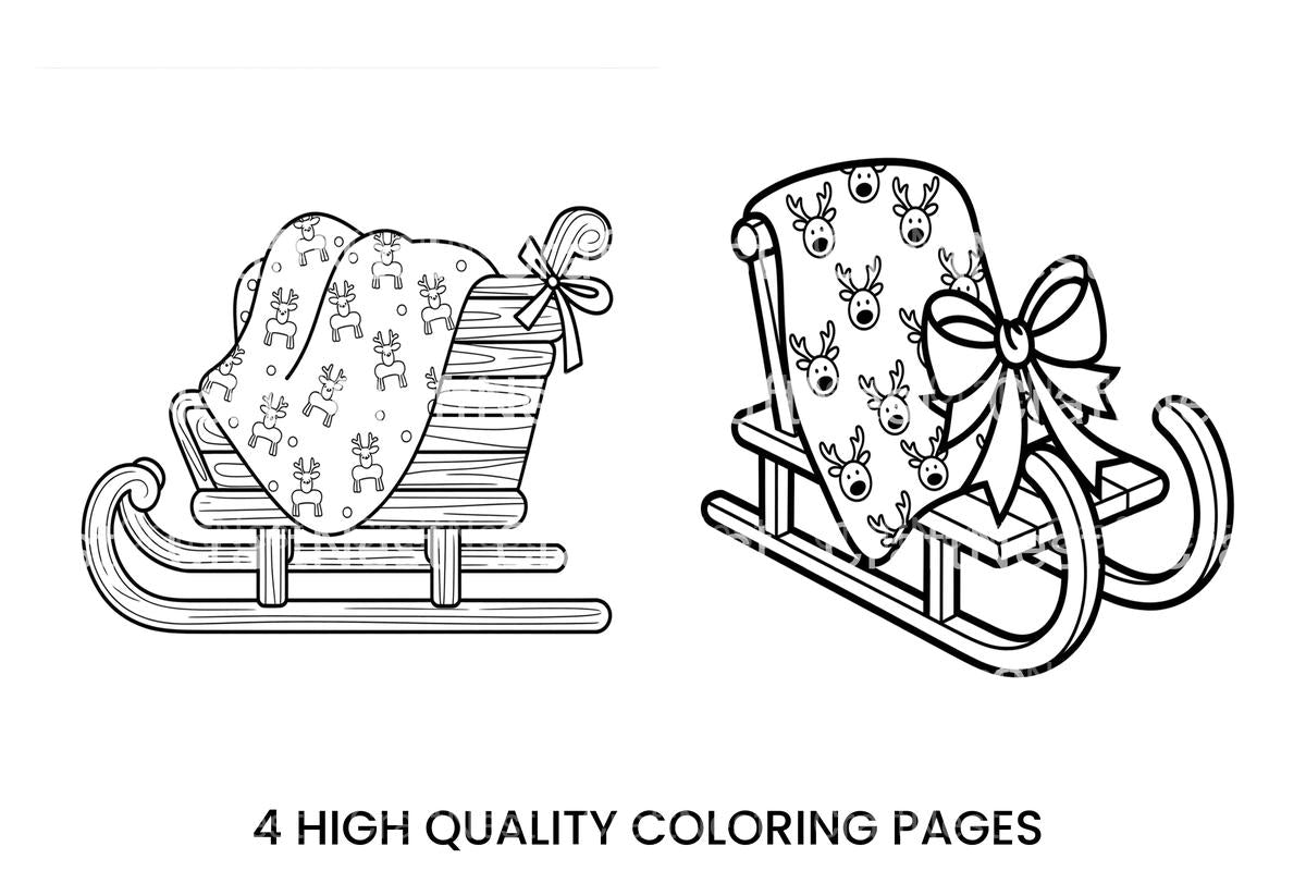 Christmas SleighsFun Coloring Books
