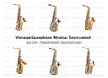 Saxophone Clipart Bundle