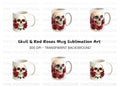 Skull Roses Clipart Bundle