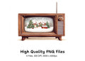 Christmas Village TV Clipart Bundle