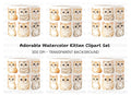 Cute Kitten Clipart Bundle