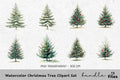 Christmas Tree Clipart Bundle