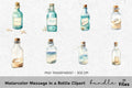 Message in a Bottle Clipart Bundle