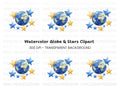 Earth and Stars Clipart Bundle