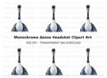 Striking Crane Head Clipart Bundle