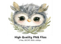 Cute Owl Clipart Bundle