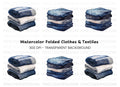 Stacked Jeans Clipart Bundle