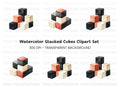Geometric Blocks Clipart Bundle