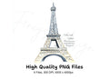 Eiffel Tower Clipart Bundle