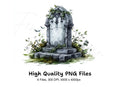 Spooky Gravestone Clipart Bundle