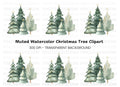 Whimsical Winter Forest Christmas Clipart Bundle