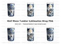 Mystical Wolf Moon Tumbler Clipart Bundle