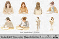 Student Girl Clipart Bundle