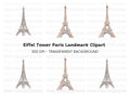 Eiffel Tower Clipart Bundle