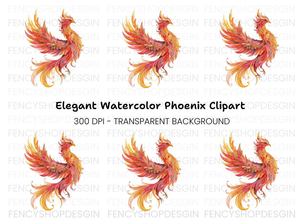 Phoenix Clipart Bundle