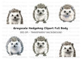 Adorable Hedgehog Clipart Bundle