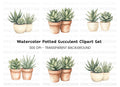 Succulent Plants Clipart Bundle