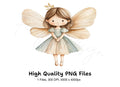 Cute Fairy Clipart Bundle