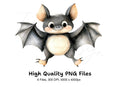 Cute Bat Clipart Bundle