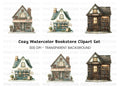 Charming Bookstore Clipart Bundle