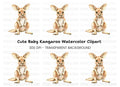 Adorable Baby Kangaroo Clipart Bundle