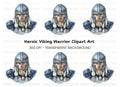 Viking Warrior Clipart Bundle