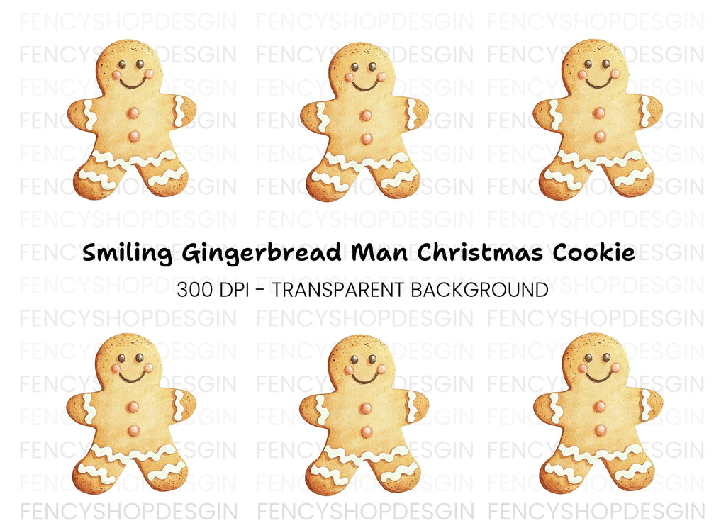 Gingerbread Man Clipart Bundle