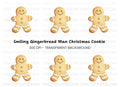 Gingerbread Man Clipart Bundle