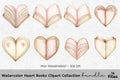 Heart Books Clipart Bundle