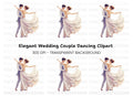 Elegant Dancing Couple Clipart Bundle