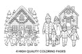 Winter Family Fun Coloring Books