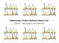 Magic Potion Bottles Clipart Bundle