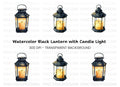 Vintage Lanterns Clipart Bundle