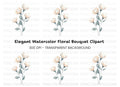 Elegant Floral Branch Clipart Bundle