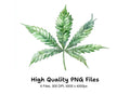Cannabis Leaves Clipart Bundle