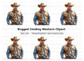 Rugged Cowboy Vest Clipart Bundle