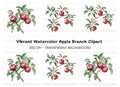 Apple Branch Clipart Bundle