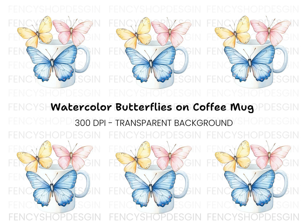 Butterflies Clipart Bundle