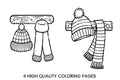 Winter Warmth Christmas Planner Coloring Books