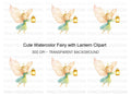 Enchanting Fairy with Glowing Lantern Clipart Bundle