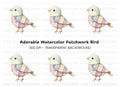 Quilted Bird Clipart Bundle